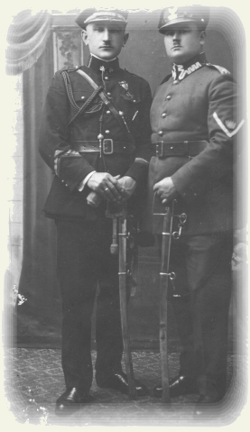 Warszawa 1926 - po lewej Franciszek Przybylski